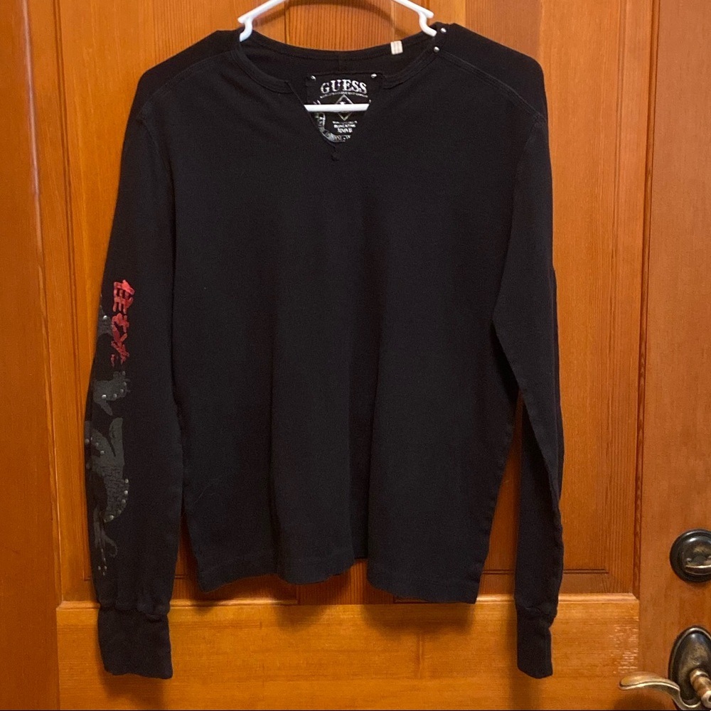 Guess size L long sleeve light sweater/shirt.